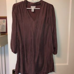 Soft Surroundings- purple tunic/ dress